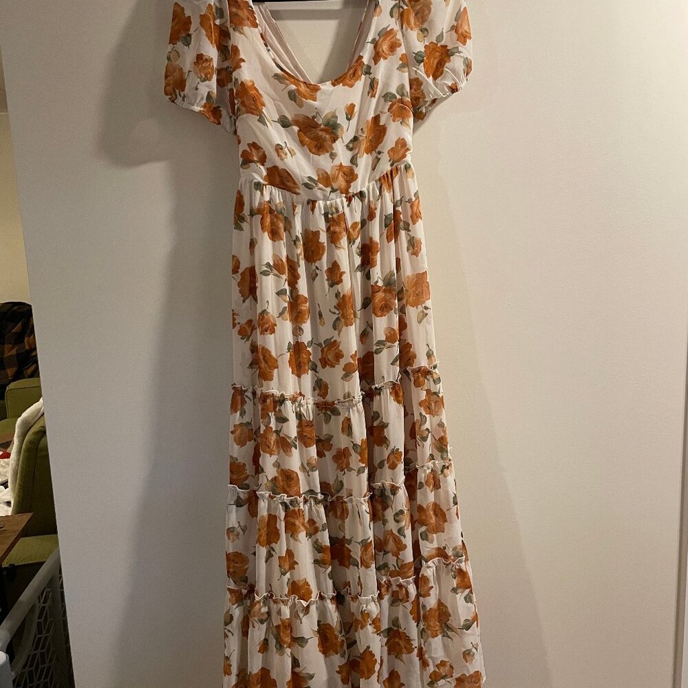 Noelle Tie Back Dress- Baltic Born